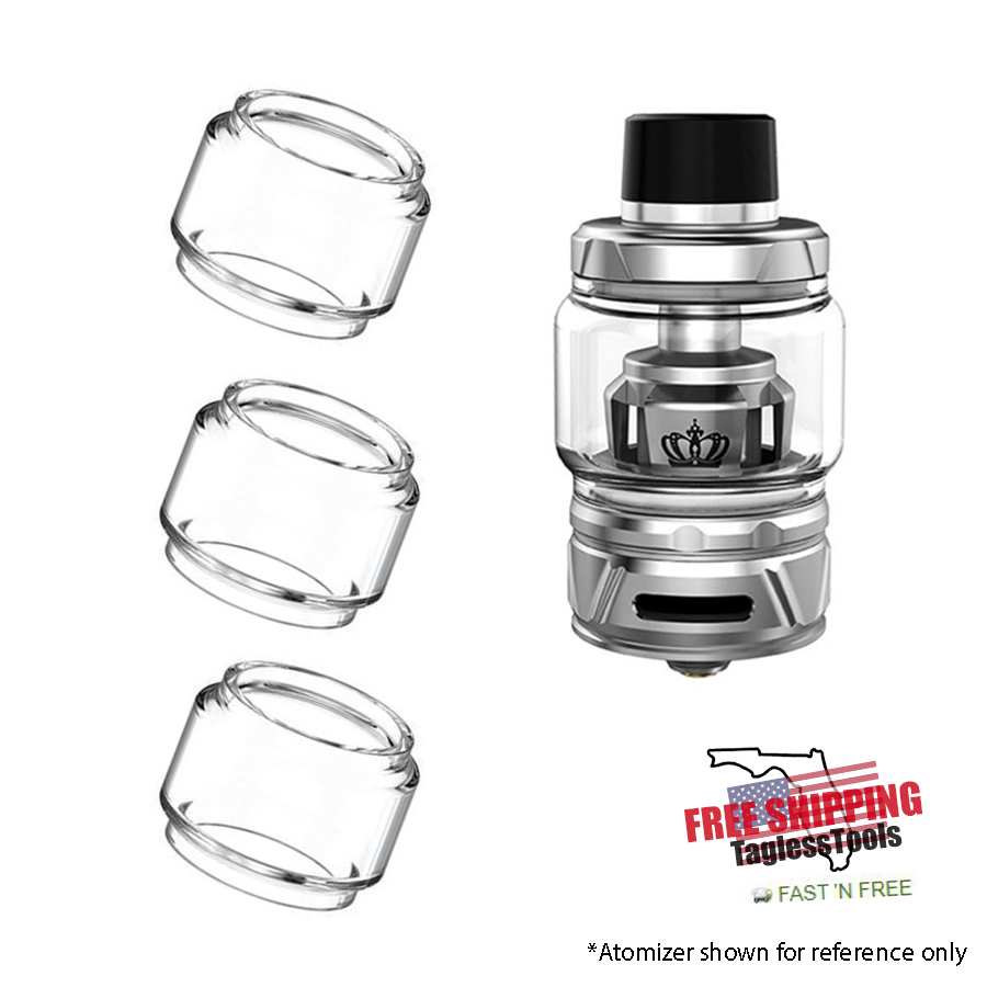 Uwell Crown 4 Extended Replacement Glass - 3pk